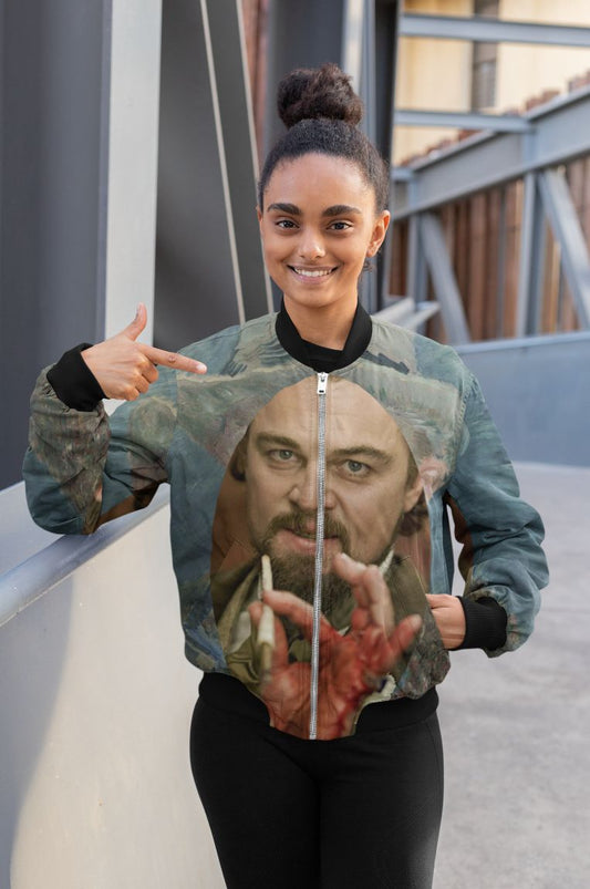 Calvin Candie on a Van Gogh Painting Bomber Jacket