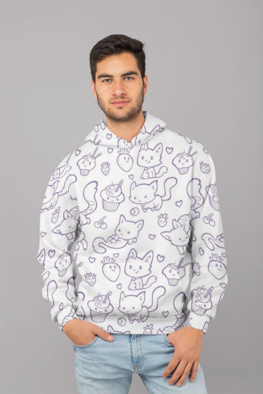 Cats and Cakes UNISEX Sublimation Hoodie