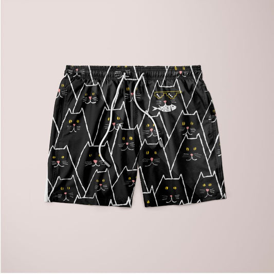 Cats Pattern Shorts