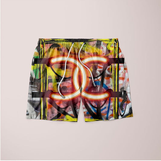 CC Neon Graffiti Shorts