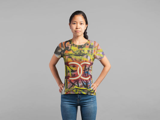 CC Neon Graffiti Classic Sublimation Women's T-Shirt