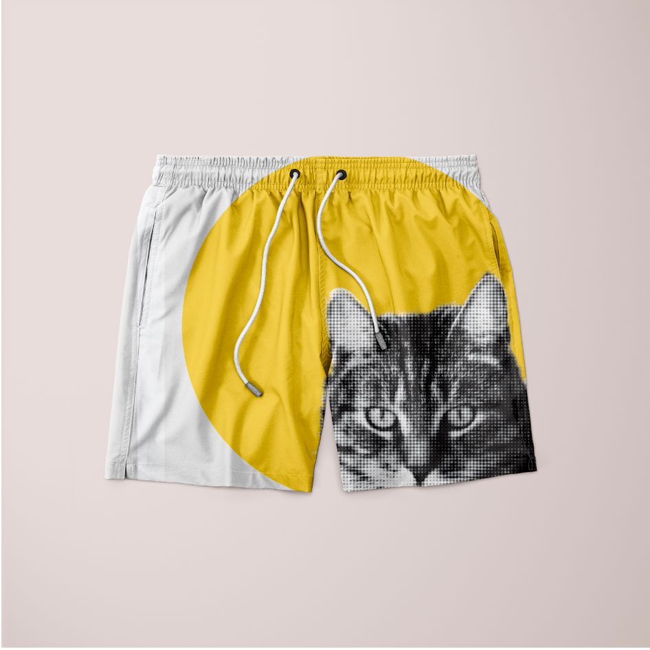 Cat stare Kid's sweater (2) Shorts