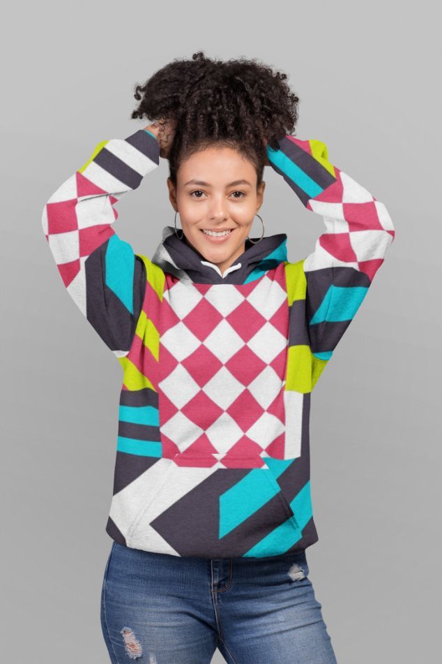 Colorful Pattern 3 UNISEX Sublimation Hoodie