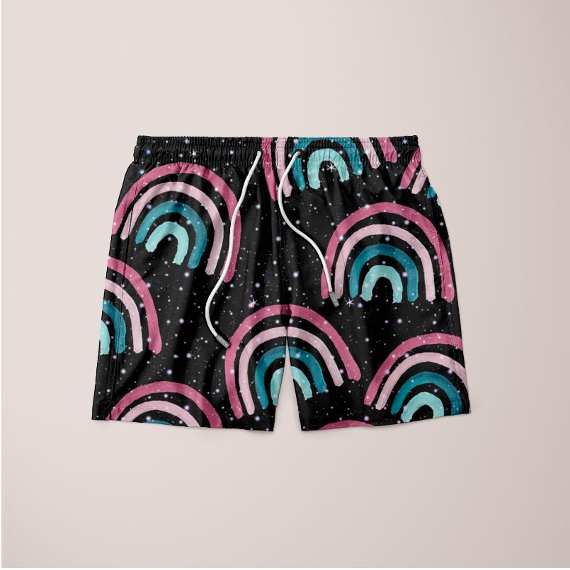 Cosmic Rainbow Night Dream Shorts