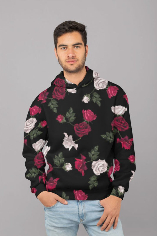 Dark Rose UNISEX Sublimation Hoodie