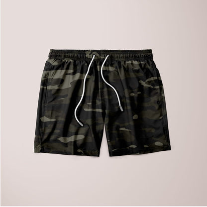 Dark Camouflage Pattern Plakat Shorts