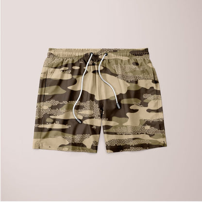 Desert Camouflage Pattern Mosaic Style Plakat Shorts