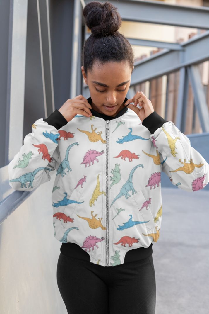 Dinasour 3 Bomber Jacket