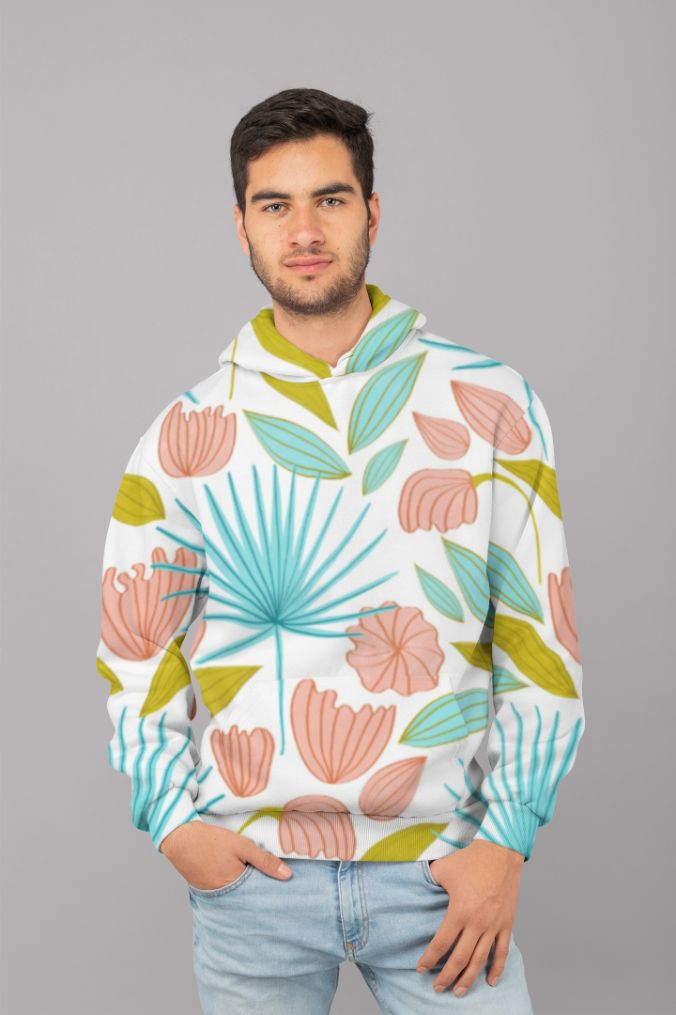 Divine floral poster UNISEX Sublimation Hoodie