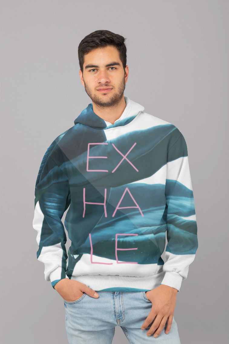 Exhale UNISEX Sublimation Hoodie