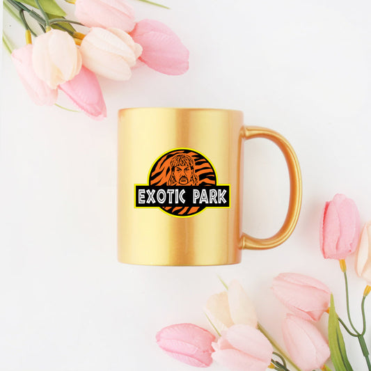 Exotic Park Gold & Silver Mug