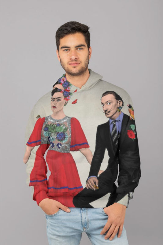 Frida & Dali UNISEX Sublimation Hoodie