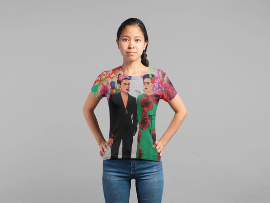 Frids Kahlo lovers Classic Sublimation Women's T-Shirt