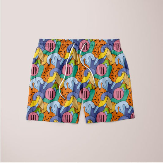 Graphic Pattern (6) Shorts