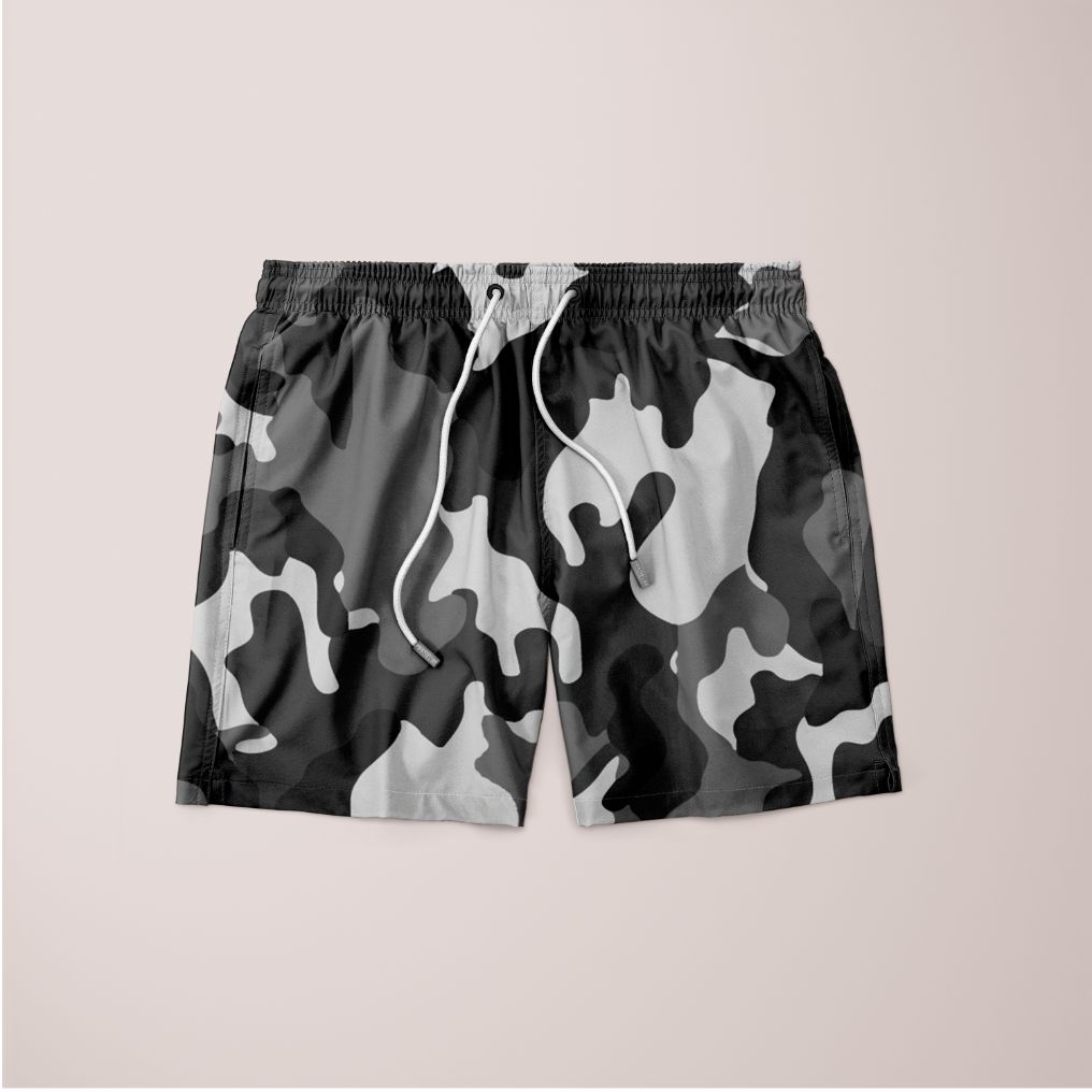 Grey Camo Shorts