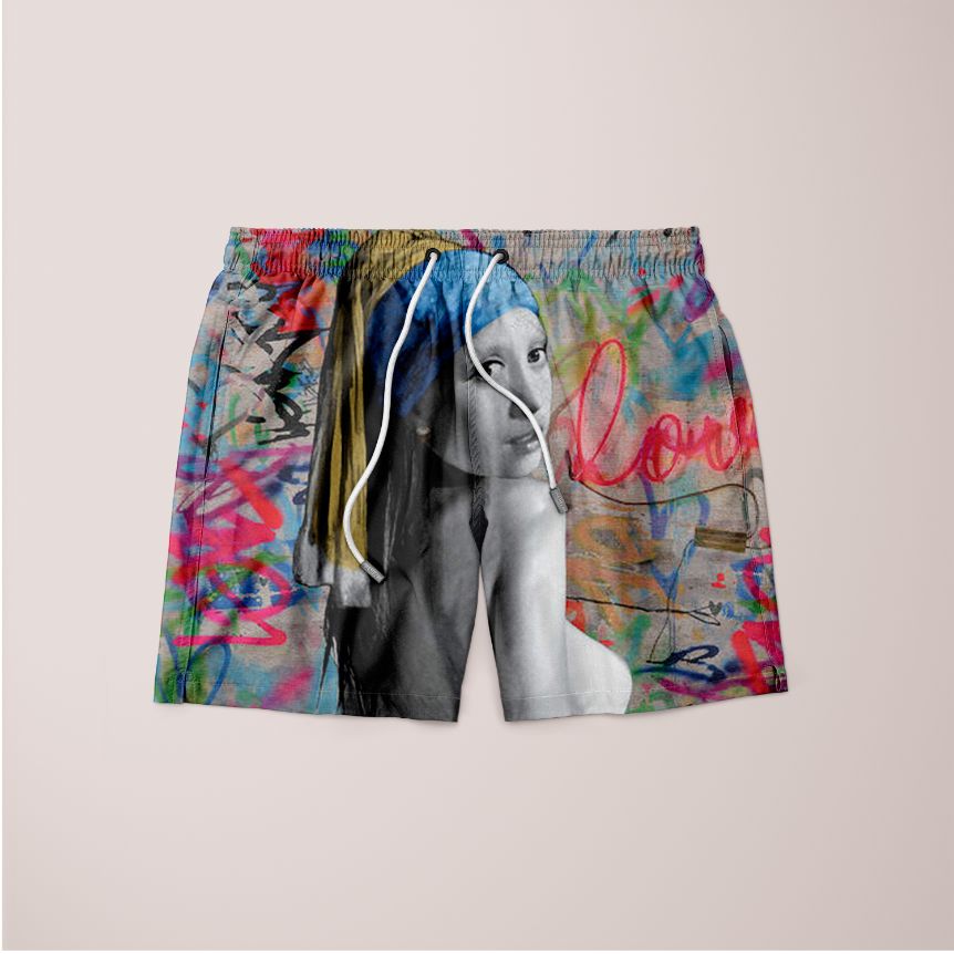 Griet Street Art Shorts