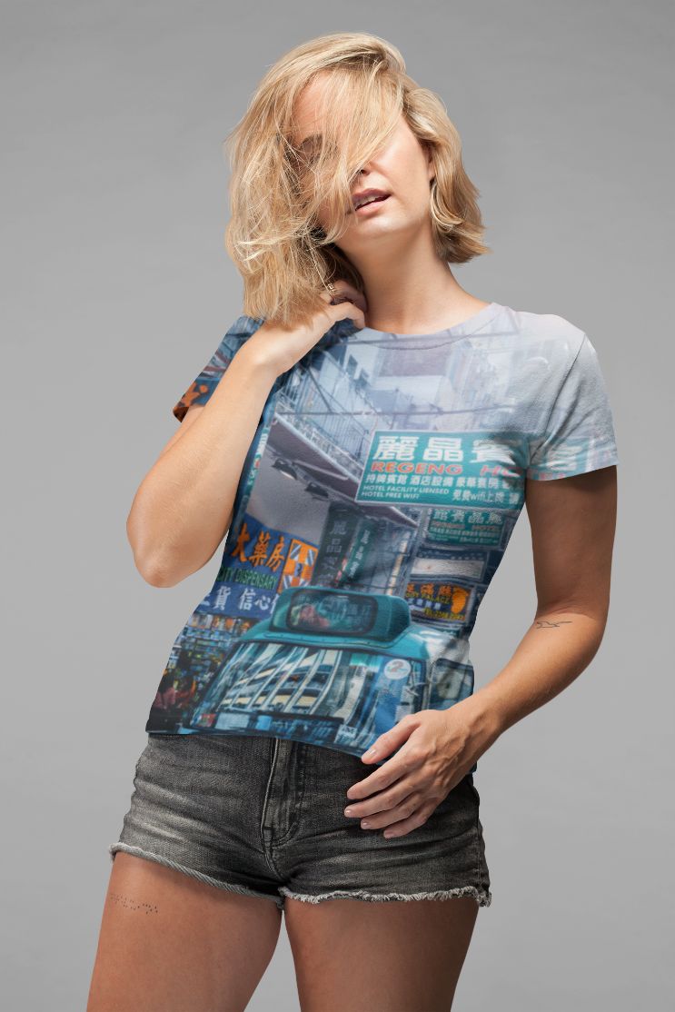 Hong Kong Signs Classic Sublimation Women's T-Shirt