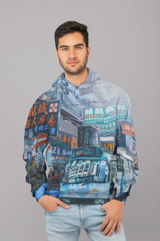 Hong Kog Signs UNISEX Sublimation Hoodie