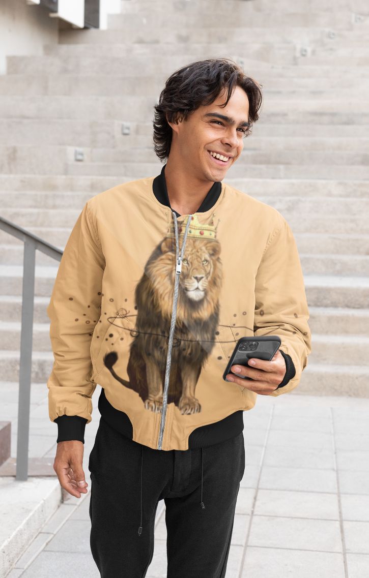 Lion Power Bomber Jacket