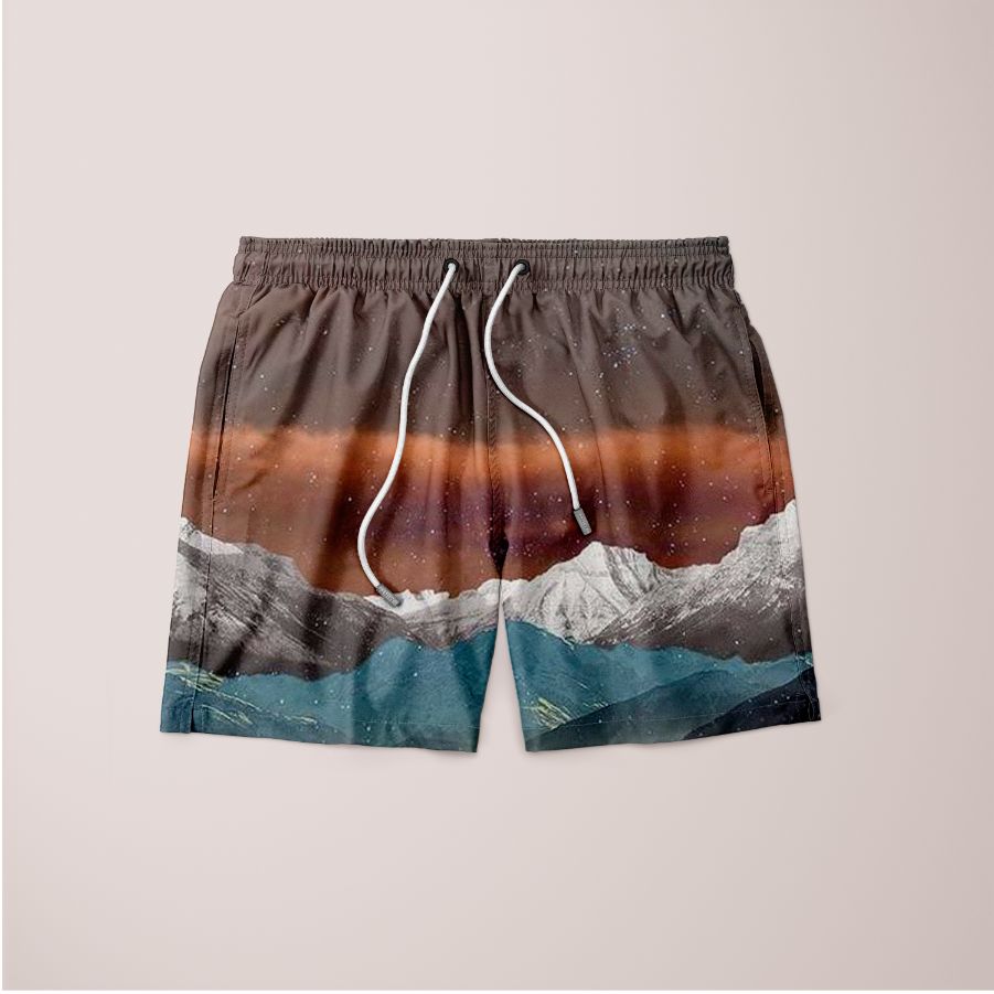 Landscape Collage No. 2 Shorts