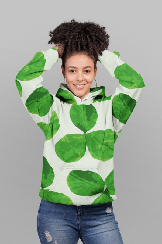 Leaf Pattern UNISEX Sublimation Hoodie