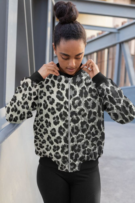 Leopard Pattern (2) Bomber Jacket