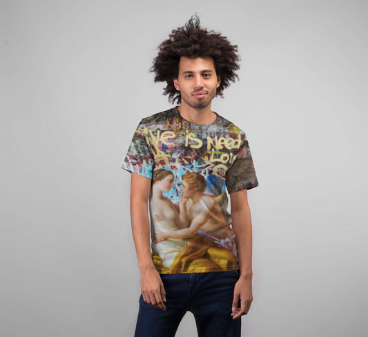 Love Is Needed Premium Sublimation Adult T-Shirt