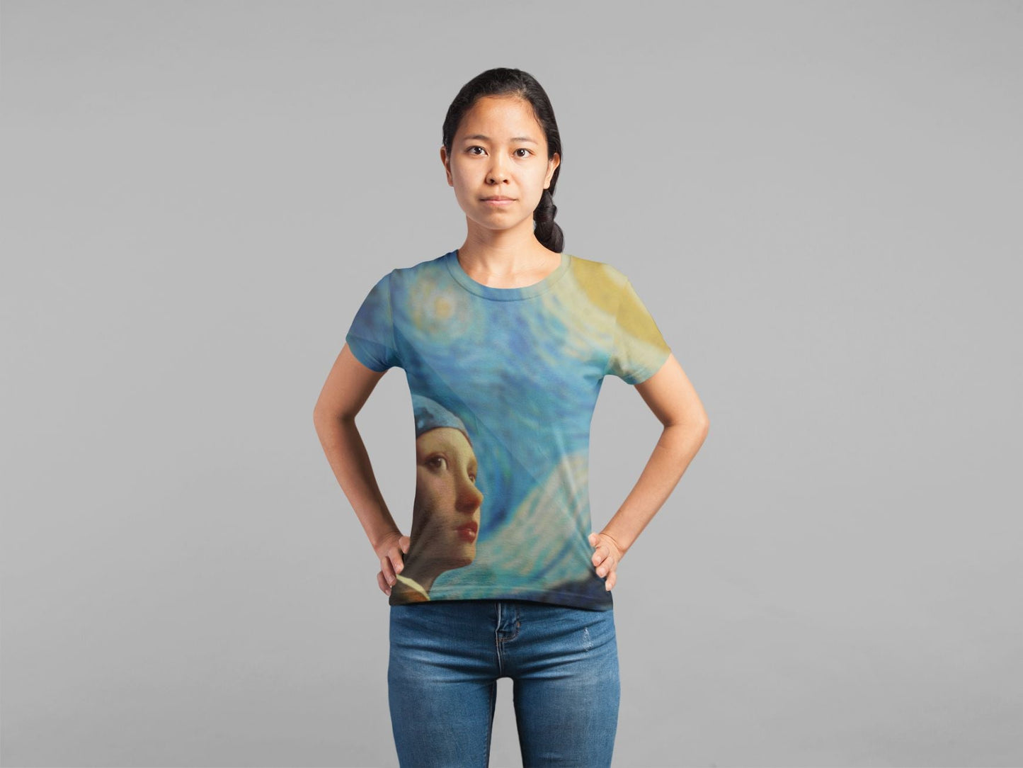 Magic of Starry Night Classic Sublimation Women's T-Shirt