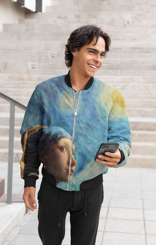 Magic of Starry Night Bomber Jacket