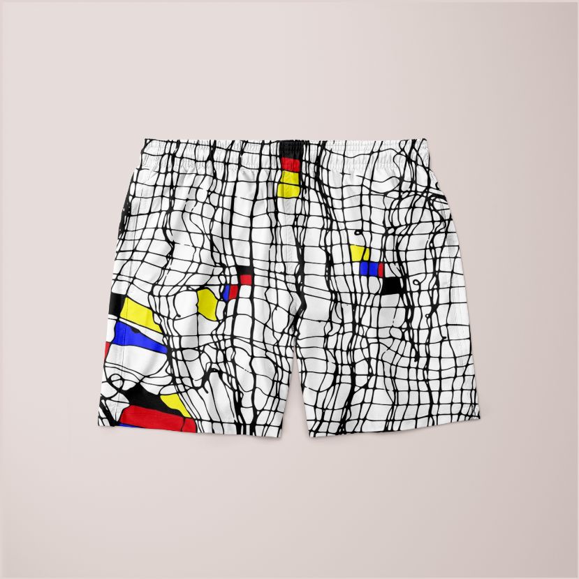 Mondrian 3 Shorts