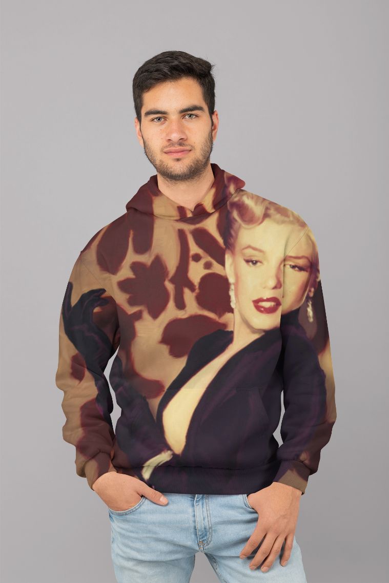 Marilyn Gloves UNISEX Sublimation Hoodie