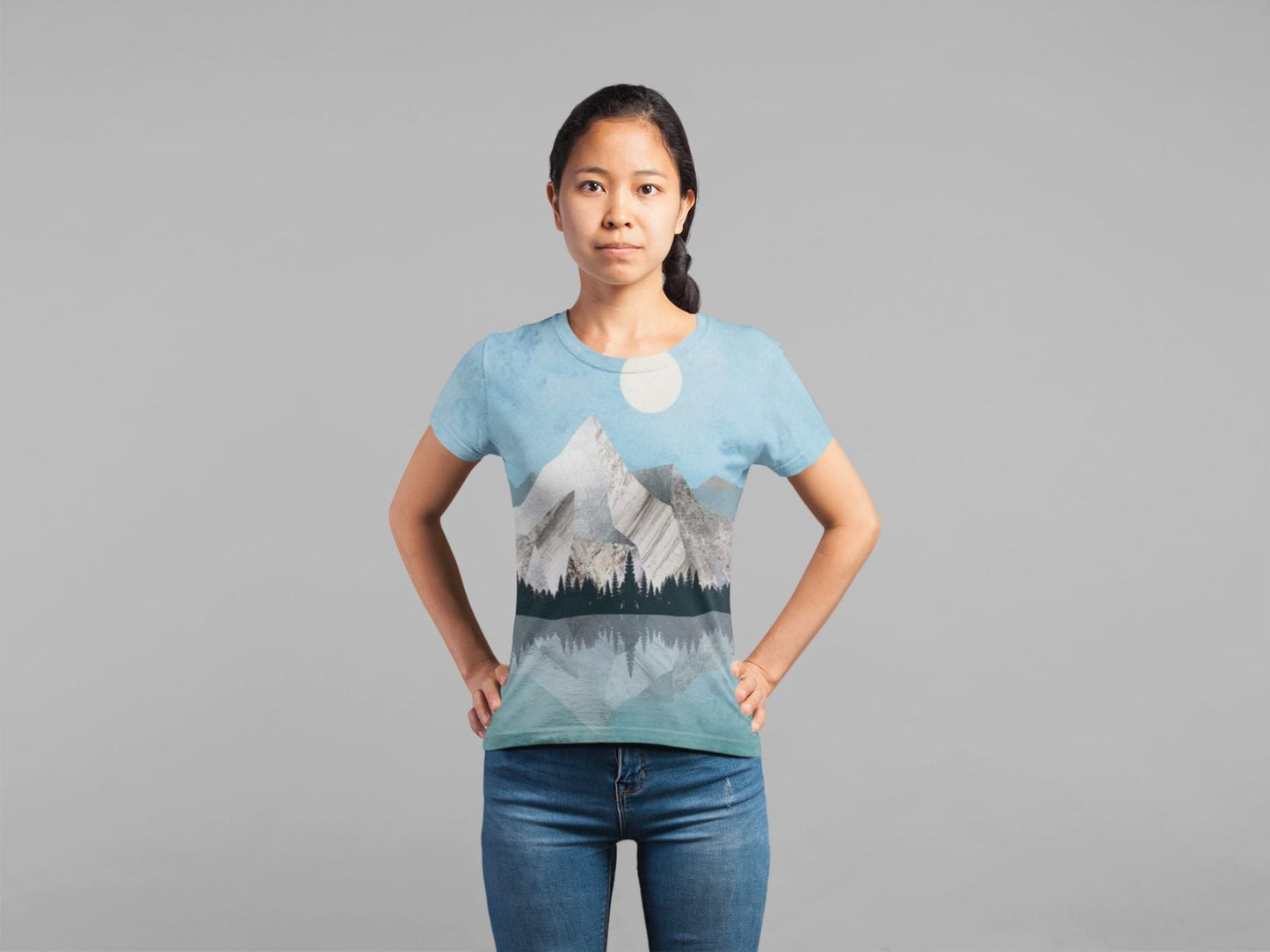 Mountain Sonnet Moonlit Stanza PT 2 Classic Sublimation Women's T-Shirt