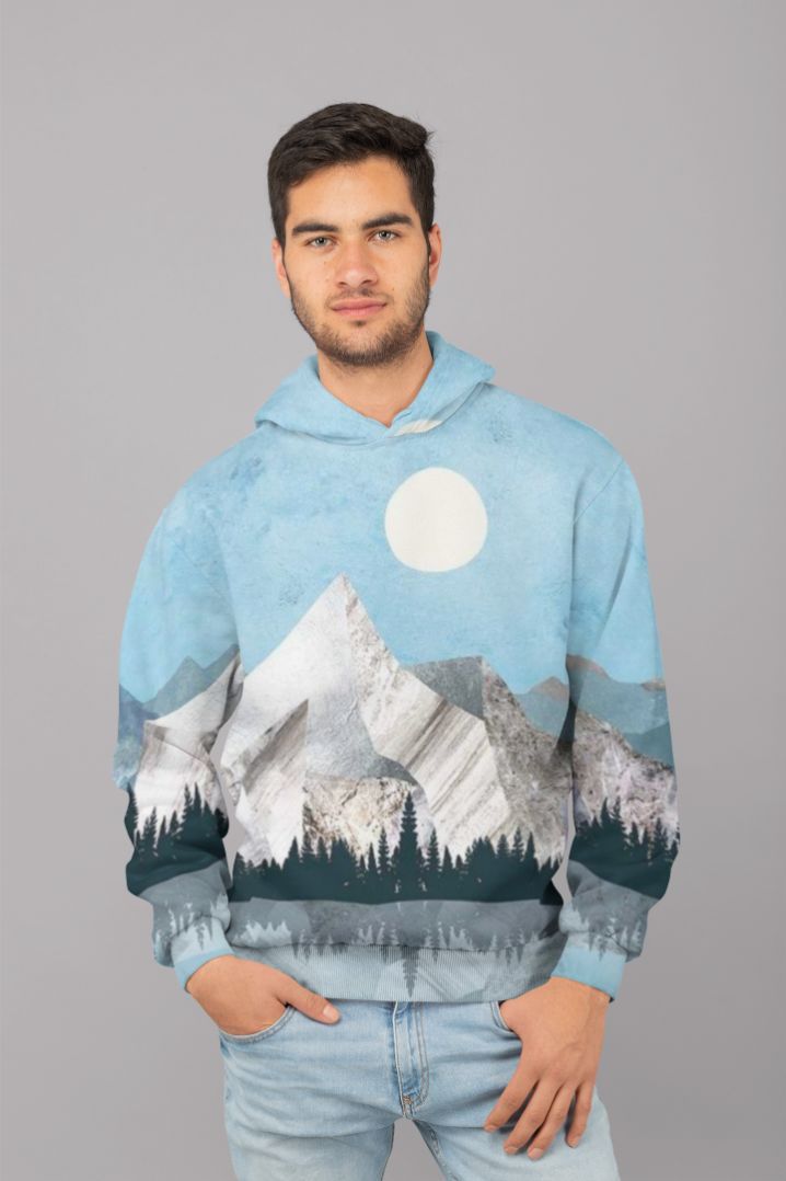 Mountain Sonnet Moonlit Stanza PT 2 UNISEX Sublimation Hoodie