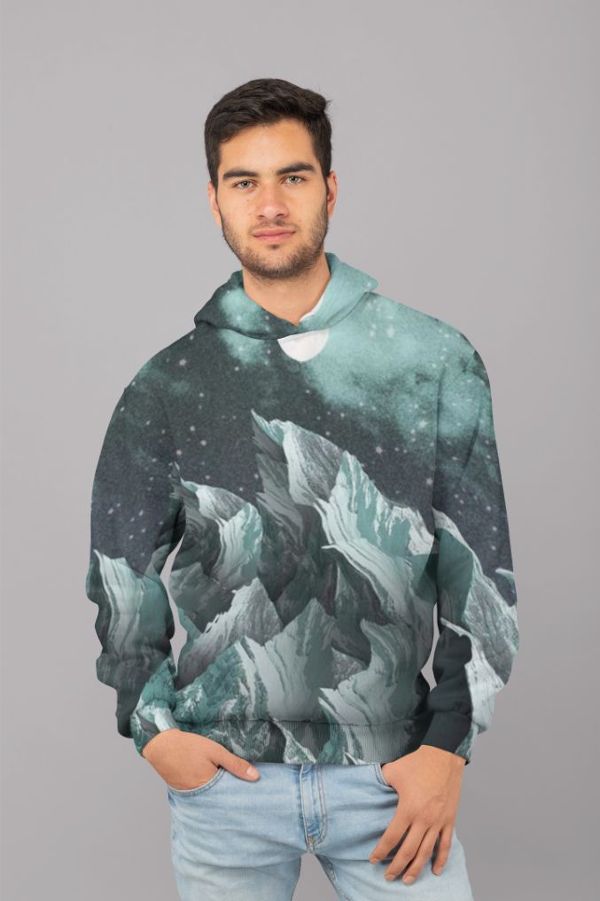 Mountain Sonnet Moonlit Stanza PT 3 UNISEX Sublimation Hoodie