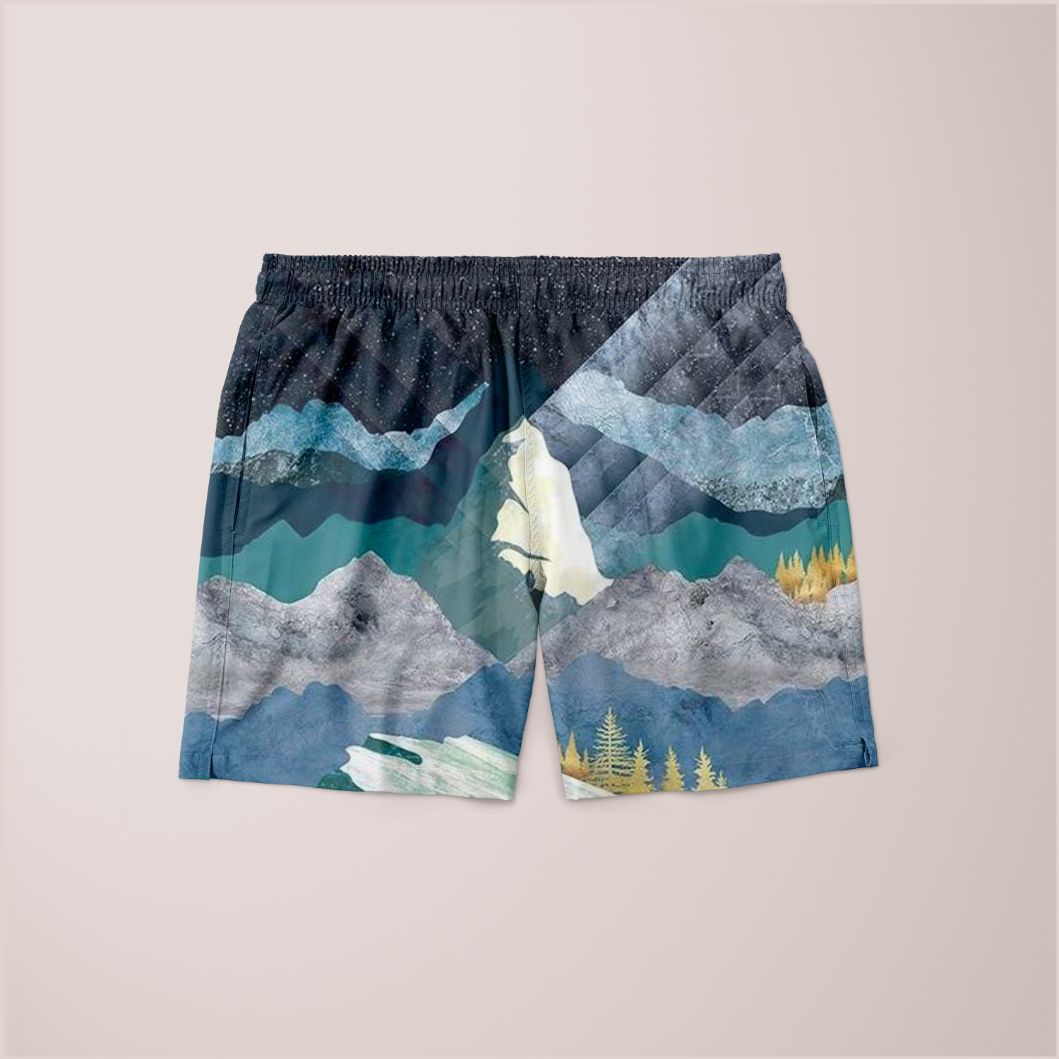 Mountain Sonnet Moonlit Stanza Shorts