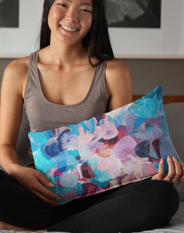 Painted Rectangle Pillow