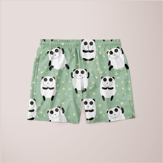 Panda Pattern Shorts