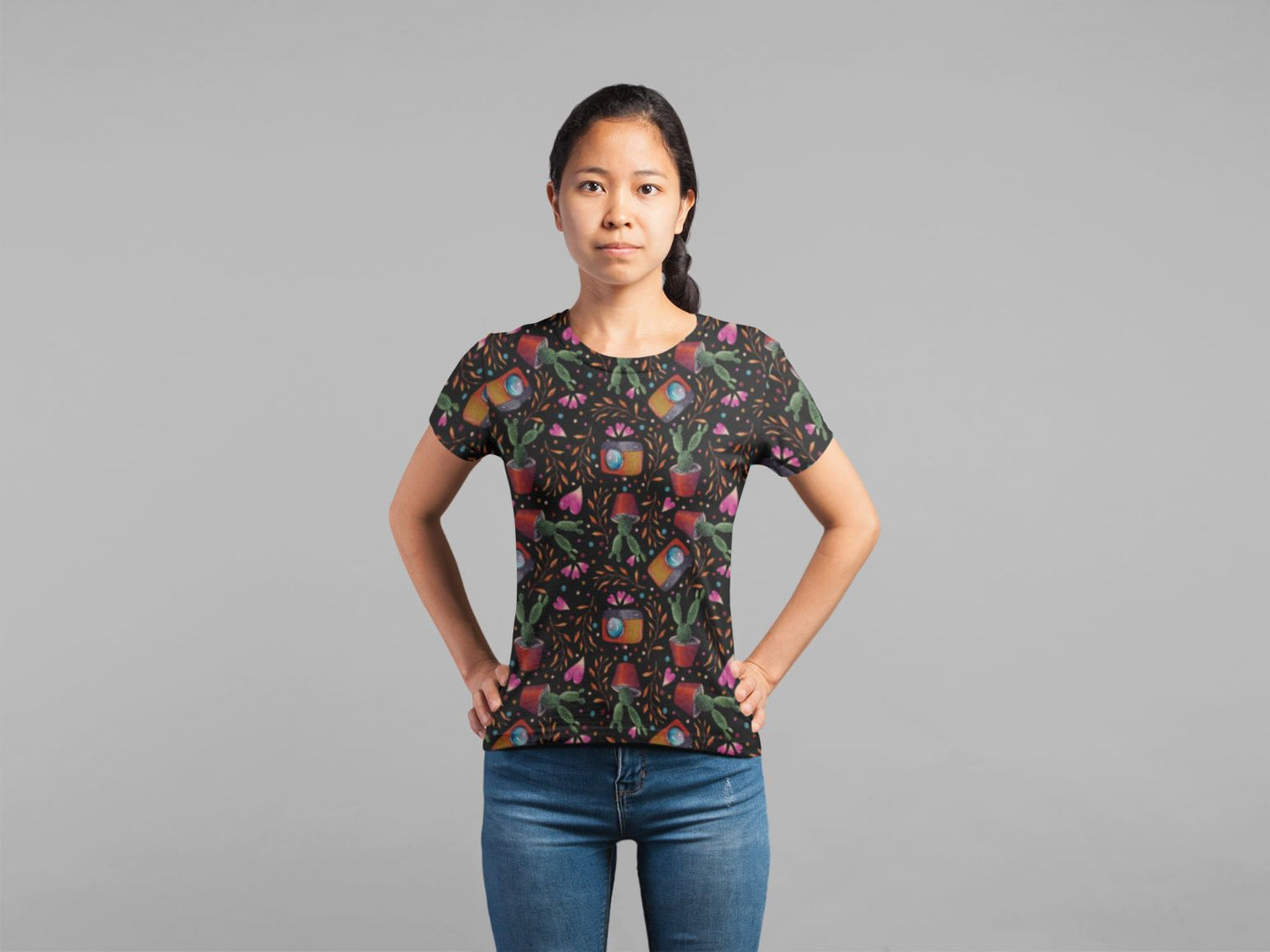 Photography Pattern Classic Sublimation Women's T-Shirt