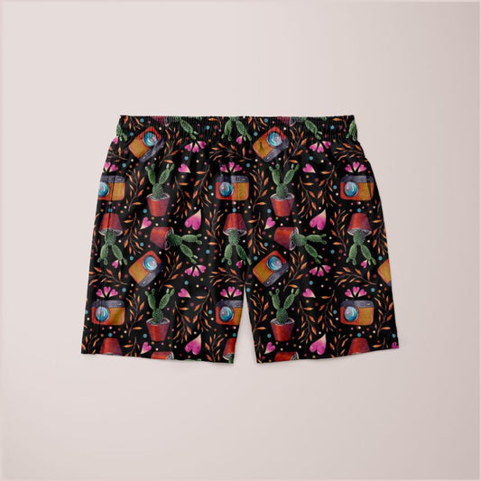 Photography Pattern Shorts