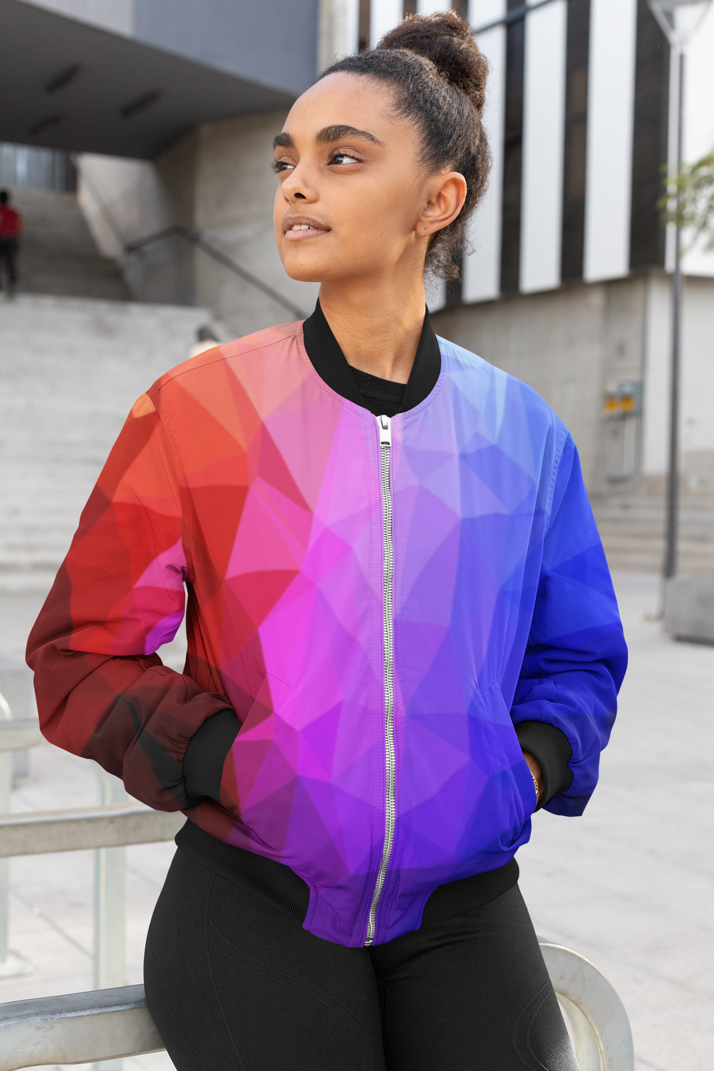 Abby's Tract Female Bomber Jacket