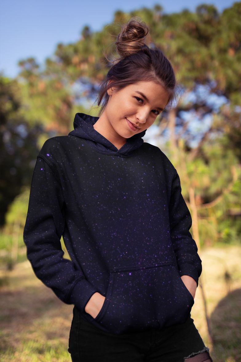 Above the Galaxy Female Sublimation Hoodie