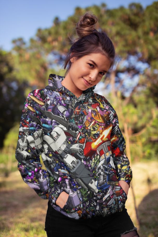 Abstract Adventure Female Sublimation Hoodie