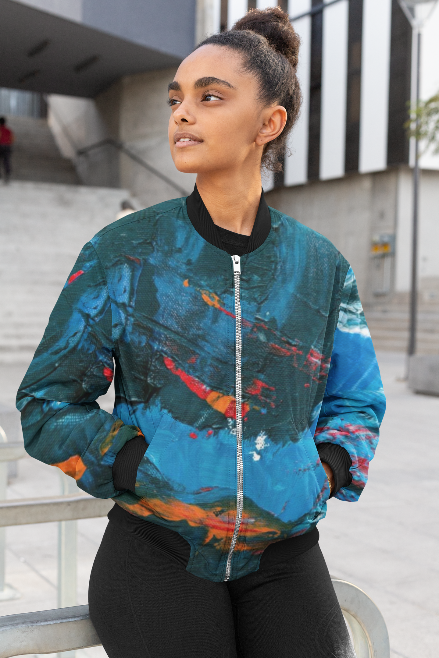 Alfyfn Female Bomber Jacket