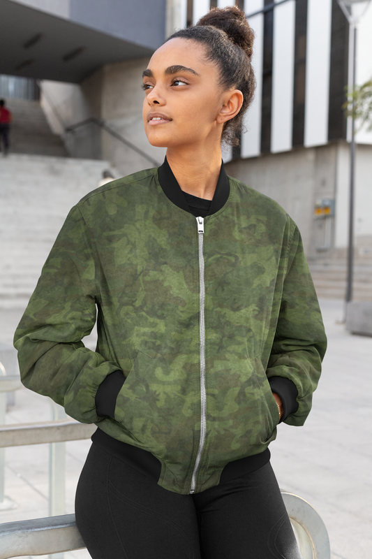 Alpine Army Female Bomber Jacket