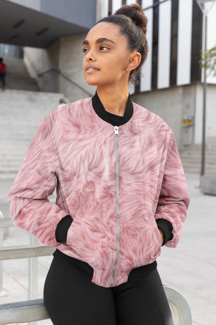 Ammyt Pink Female Bomber Jacket