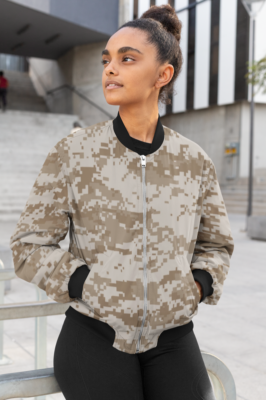 Army Camofludge Female Bomber Jacket