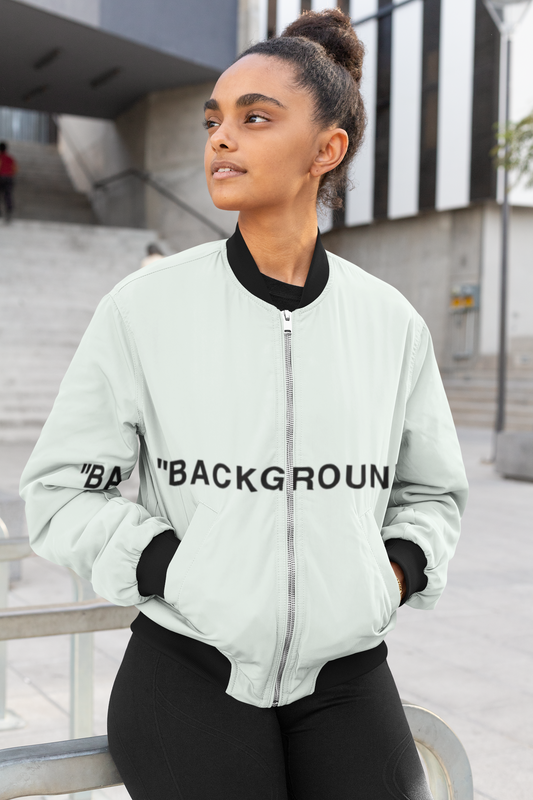 Background Female Bomber Jacket