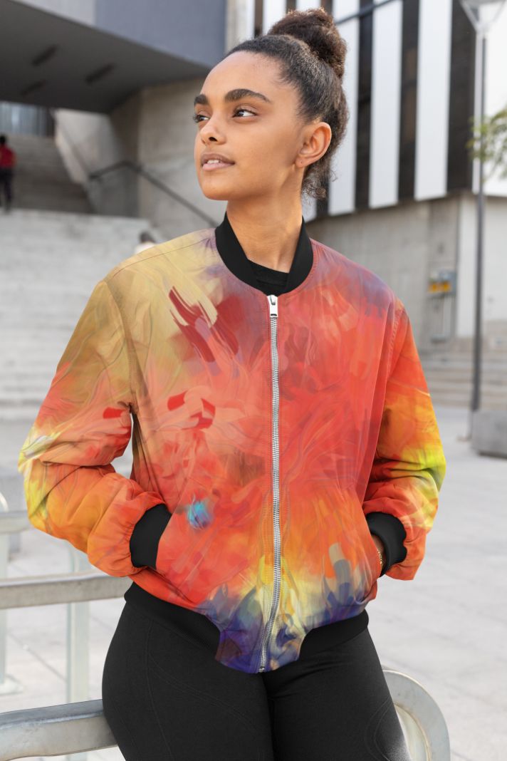 Create Colors Female Bomber Jacket