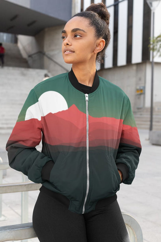 Create Nature Female Bomber Jacket