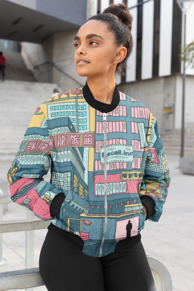 Electric Dream Female Bomber Jacket